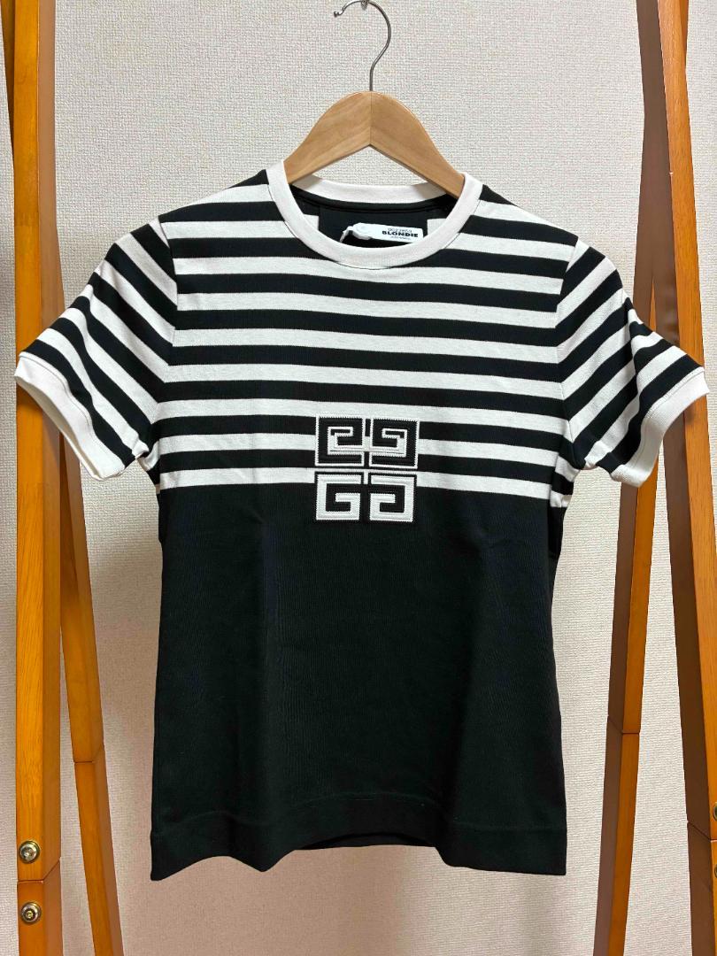 関税込み♪ GIVENCHY / 4Gストライプ コットン Tシャツ GIVENCHY / 4Gロゴ入り ストライプ柄 コットン Tシャツ - メルカリ