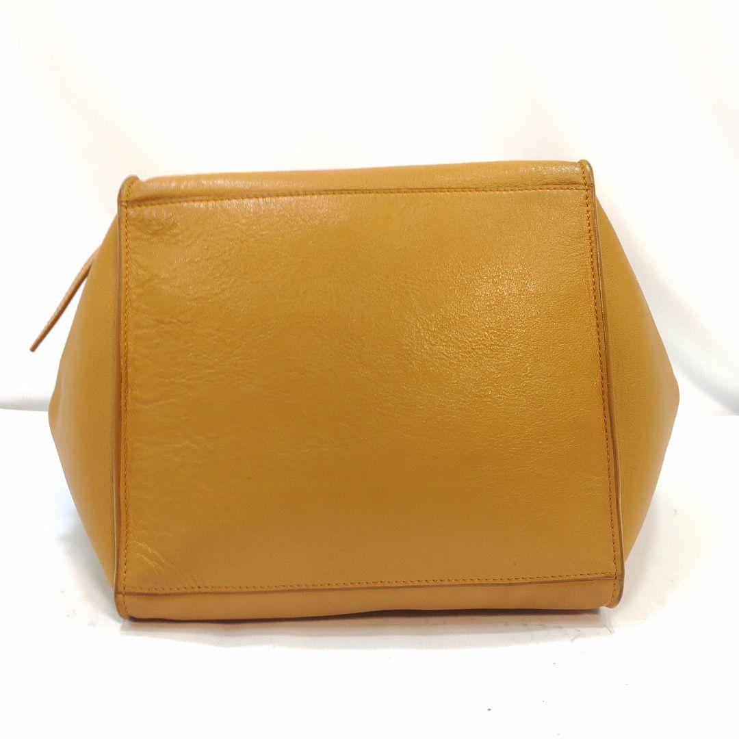 【美品】セリーヌ ビッグバッグ 2way ショルダー レザー ベルト イエロー