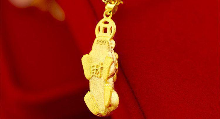 美品 999純金 メンズラッキー貔貅ペンダントネックレス914 - rehda.com 美品 999純金 メンズラッキー貔貅ペンダントネックレス914 - rehda.com