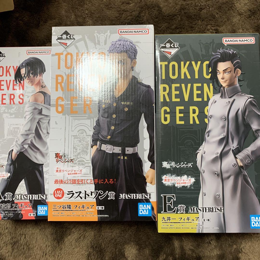 東京リベンジャーズ　聖夜決戦編　一番くじ　九井一　三ツ谷隆　佐野万次郎