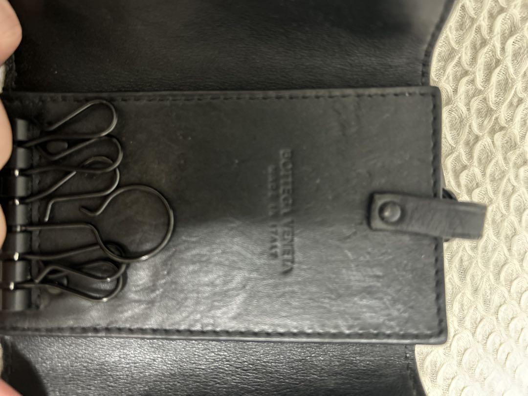 BOTTEGA VENETA ブラック キーホルダーケース