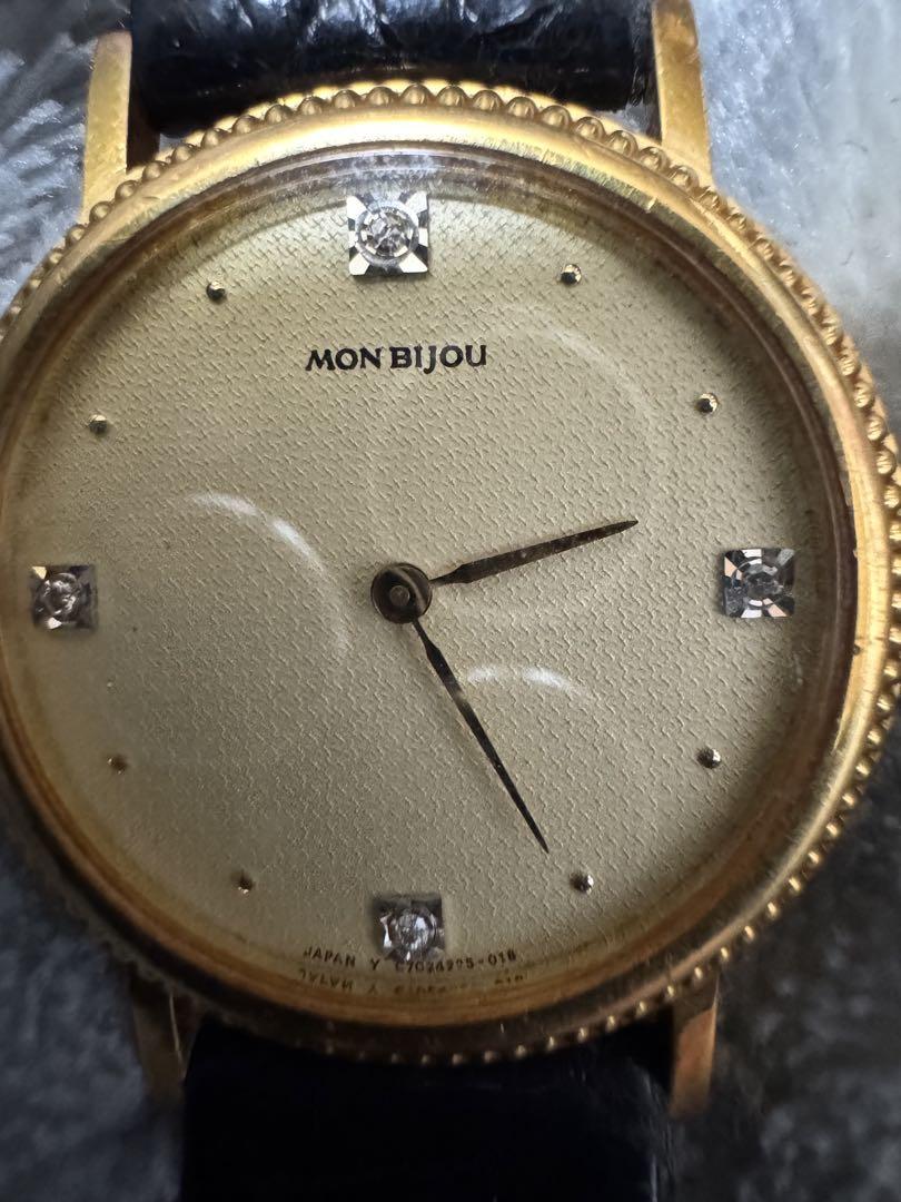 MON BIJOU 18K ゴールド 時計