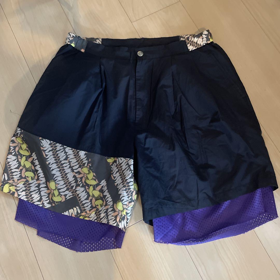 kolor ドッキング ショートパンツ