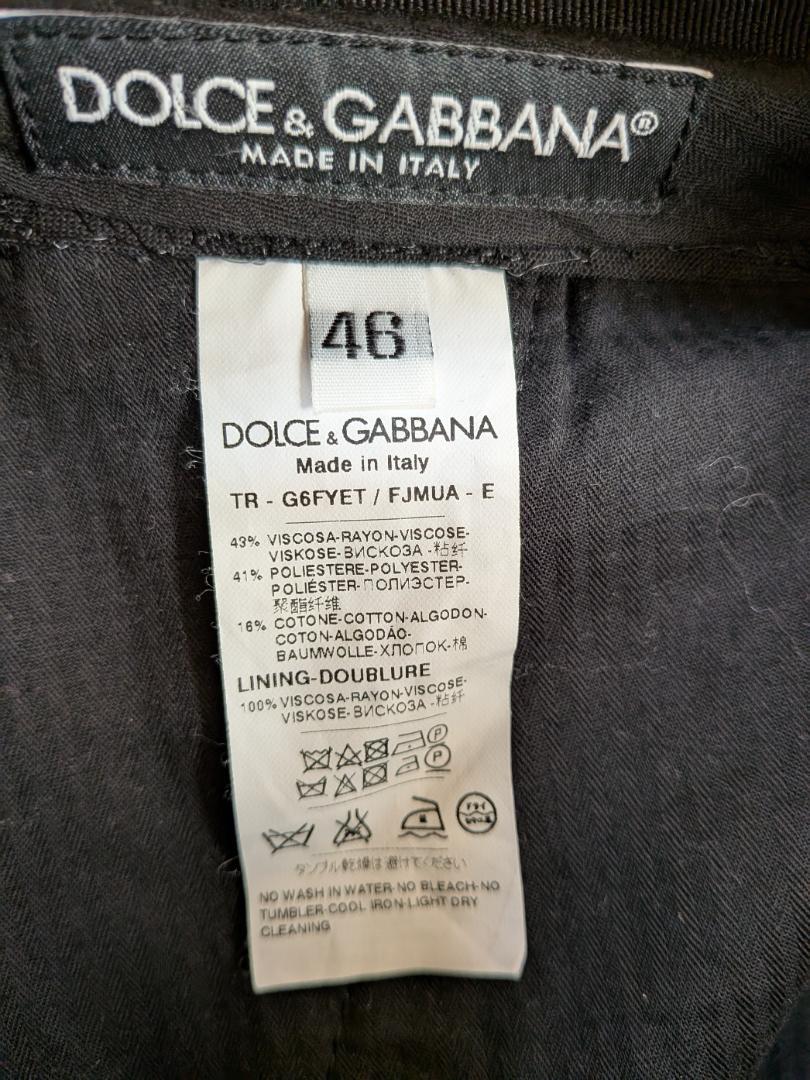 DOLCE & GABBANA 花柄スラックス 46