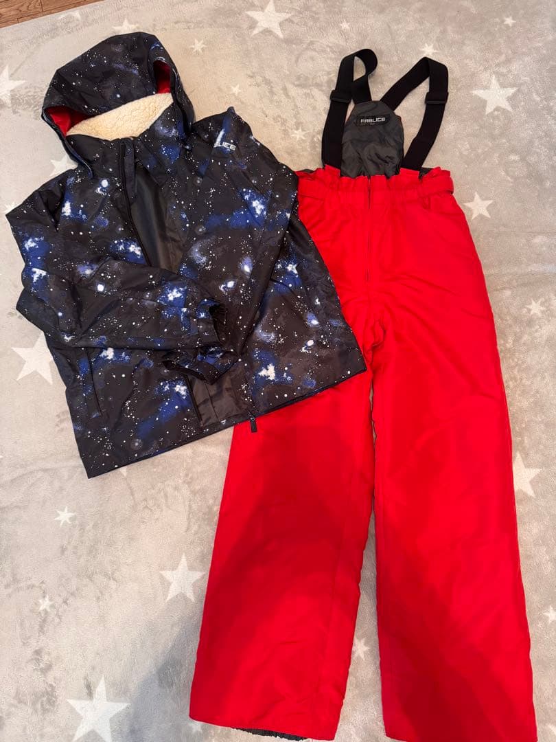 FABLICE 子ども用スノーボードウェア 160 FABLICE 上下 スノーウェア 160cm FABLICE 160cm スキーウェア スキー