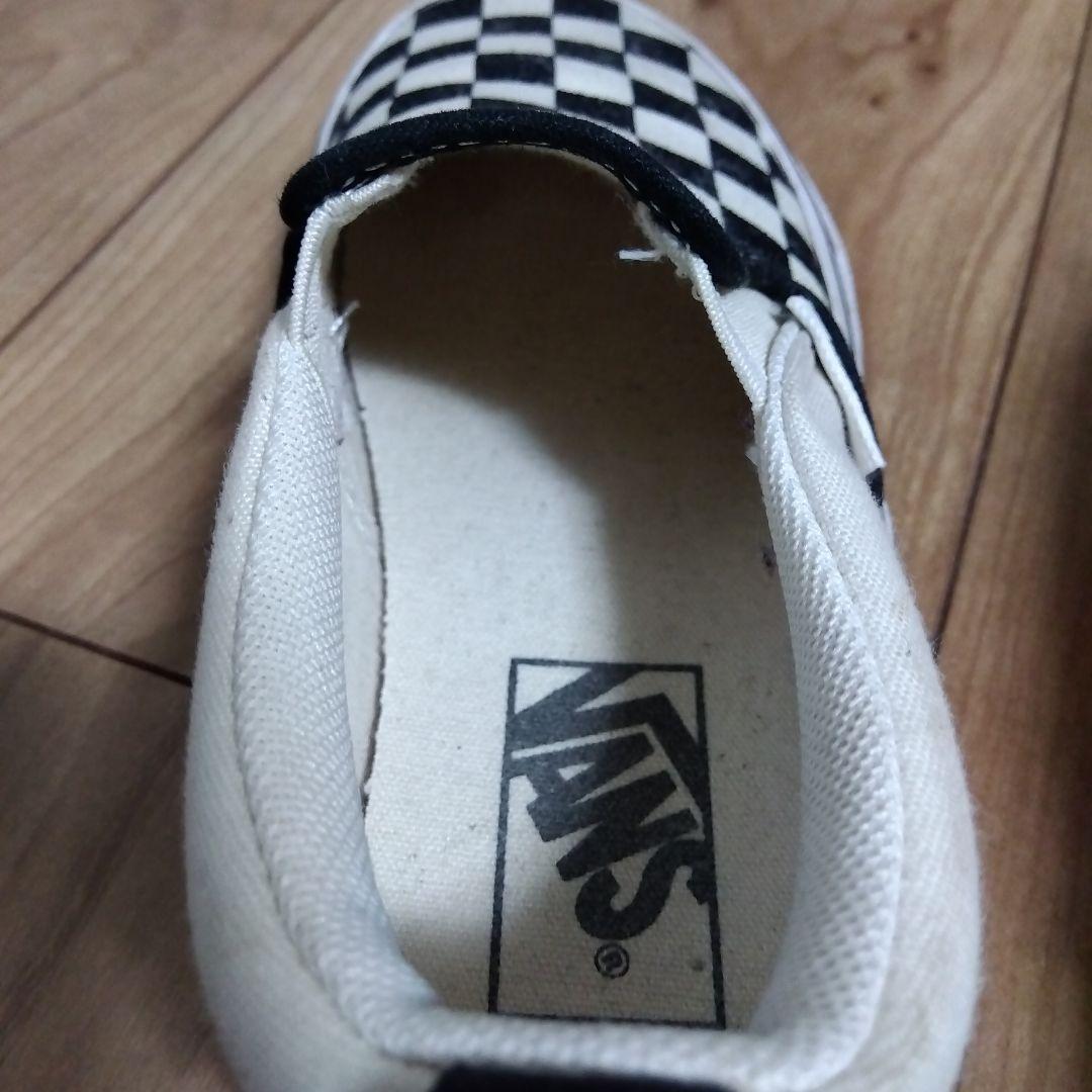 VANS チェッカーボード スリッポン - メルカリ