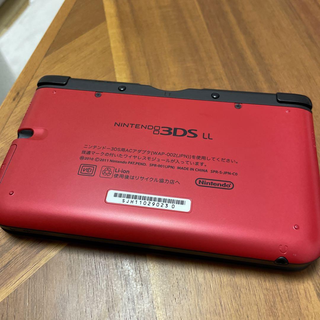 ニンテンドー3DS LL レッド×ブラック 任天堂 3DSLL ニンテンドー3DS LL レッドXブラック 本体 完品 外