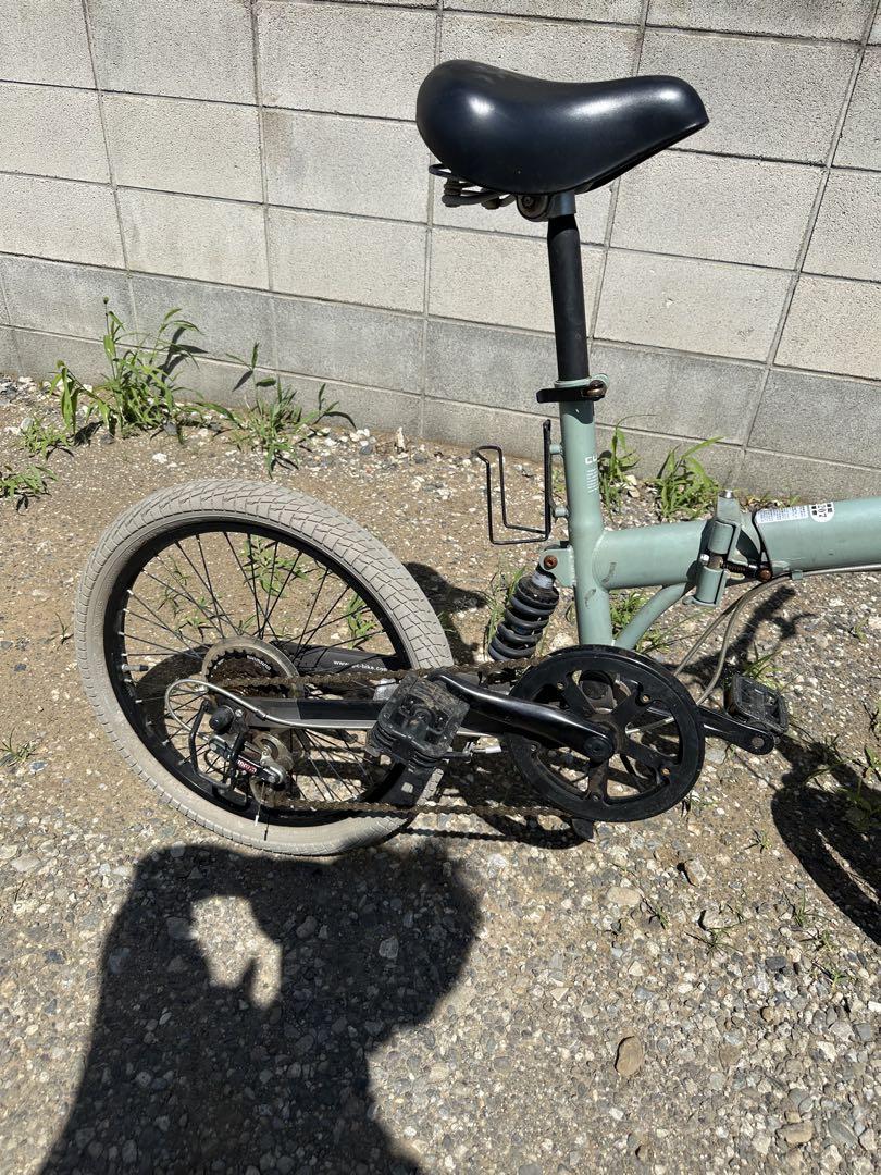 CUBE 折りたたみ自転車 緑