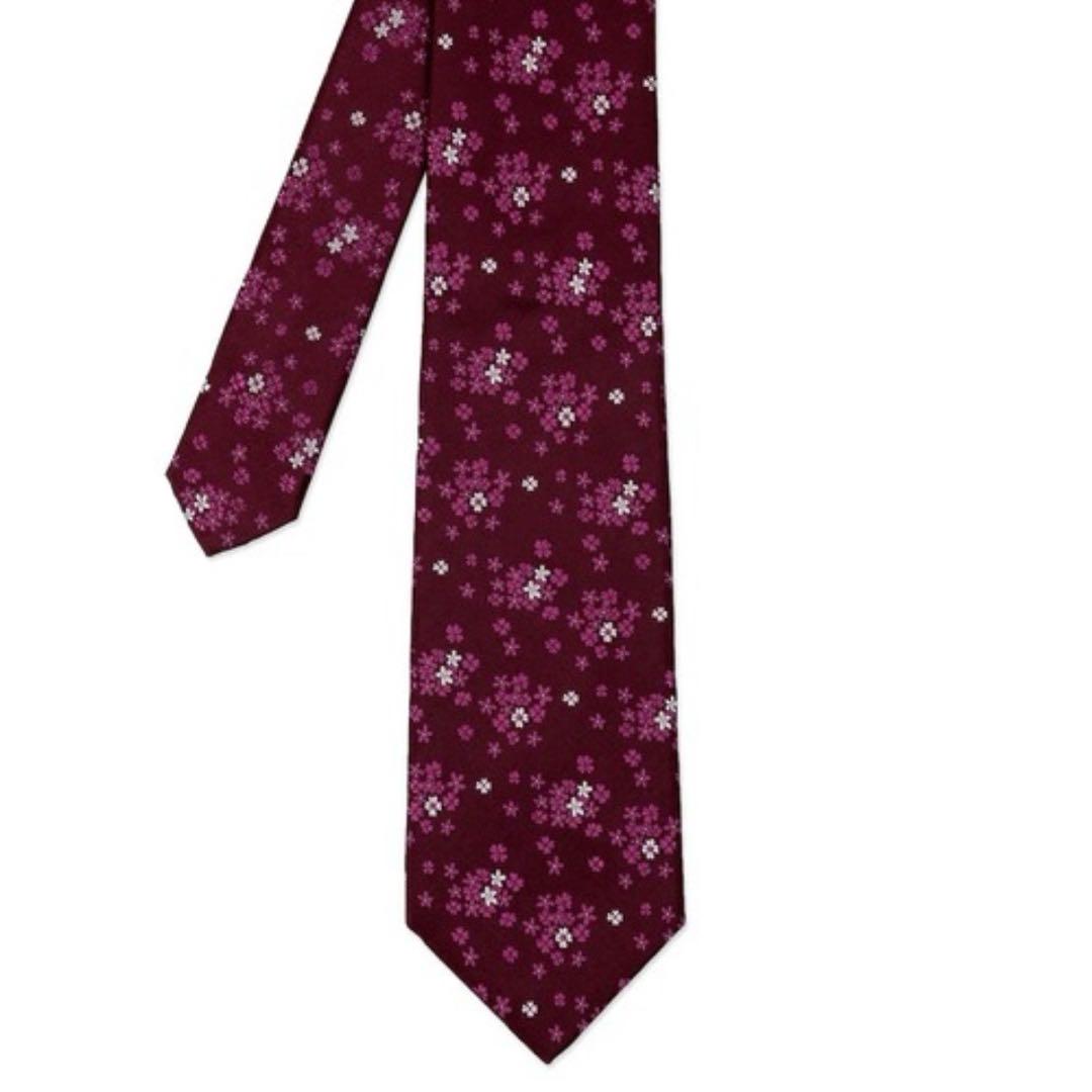 新品未使用 ポールスミス PaulSmith ネクタイ ピンク シルク 新品】Paul Smith ポールスミス ネクタイ シルク100% - 小物