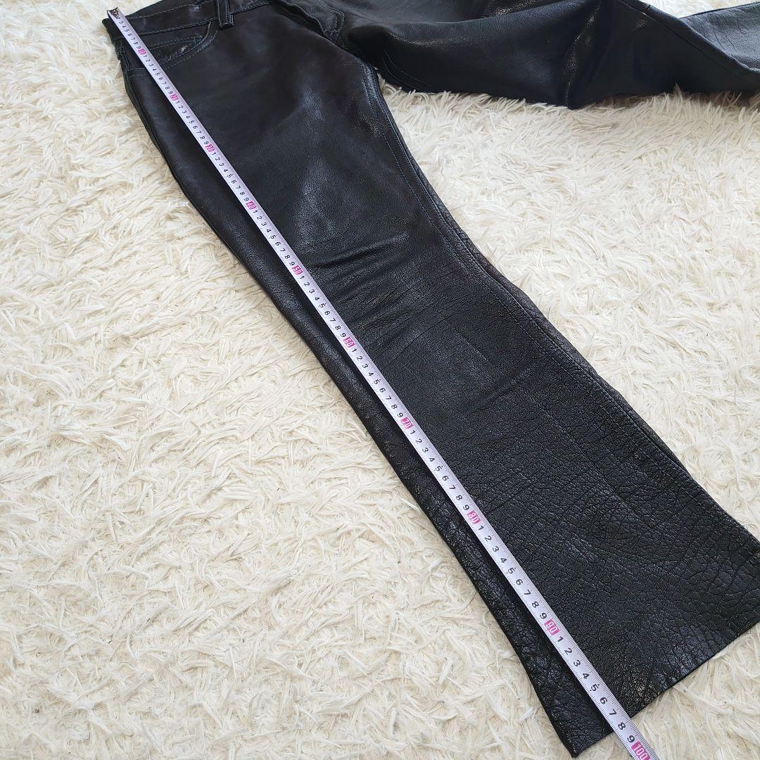 non concept brand 牛革 レザーパンツ 上野商会 W30