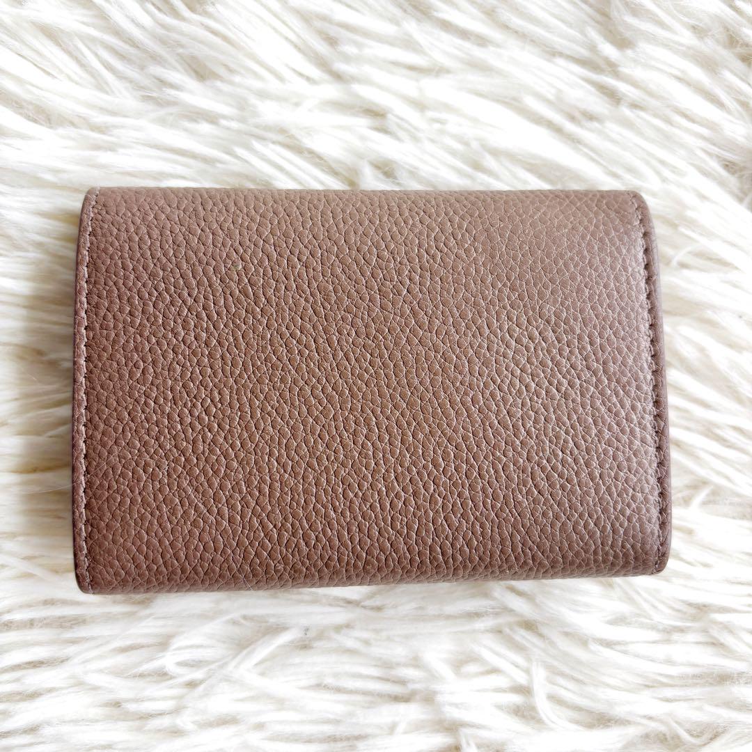 【付属品あり✨】 サンローラン 6連 キーケース ゴールド YSL ブラウン系
