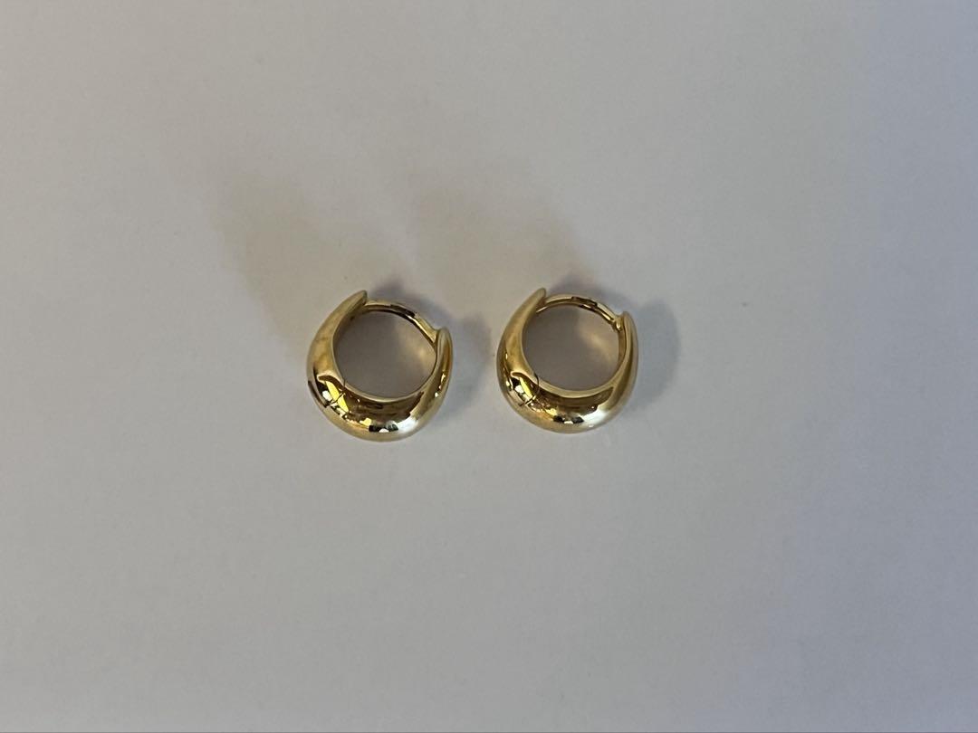 TOMWOOD ゴールド フープピアス