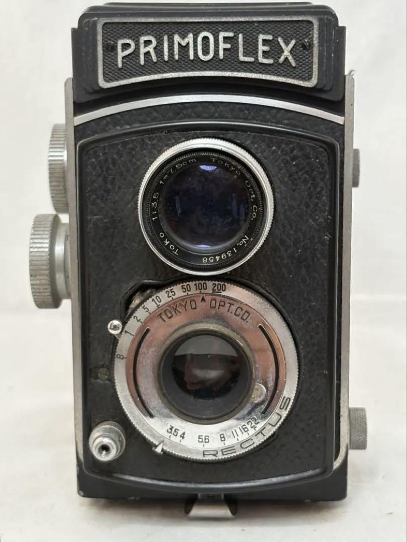 【公式サイト】正規ブランド品通販 二眼レフカメラ PRIMOFLEX TOKYO 動作未確認 オブジェ OPTIC フィルムカメラ
