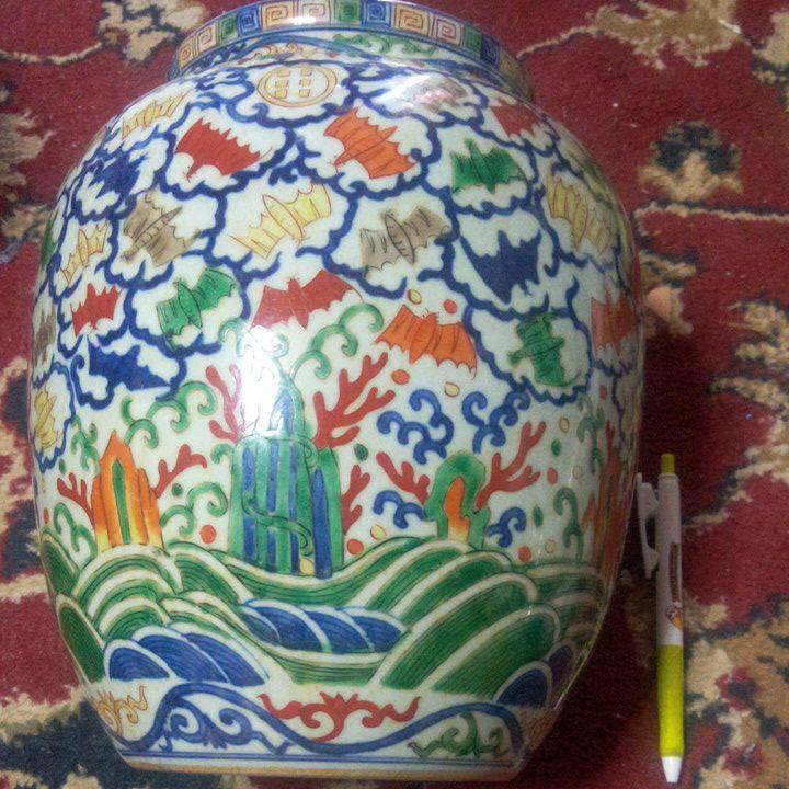春のコレクション 中国陶磁器 明万歴赤絵浮き彫り壺 陶芸 News Elegantsite Gr
