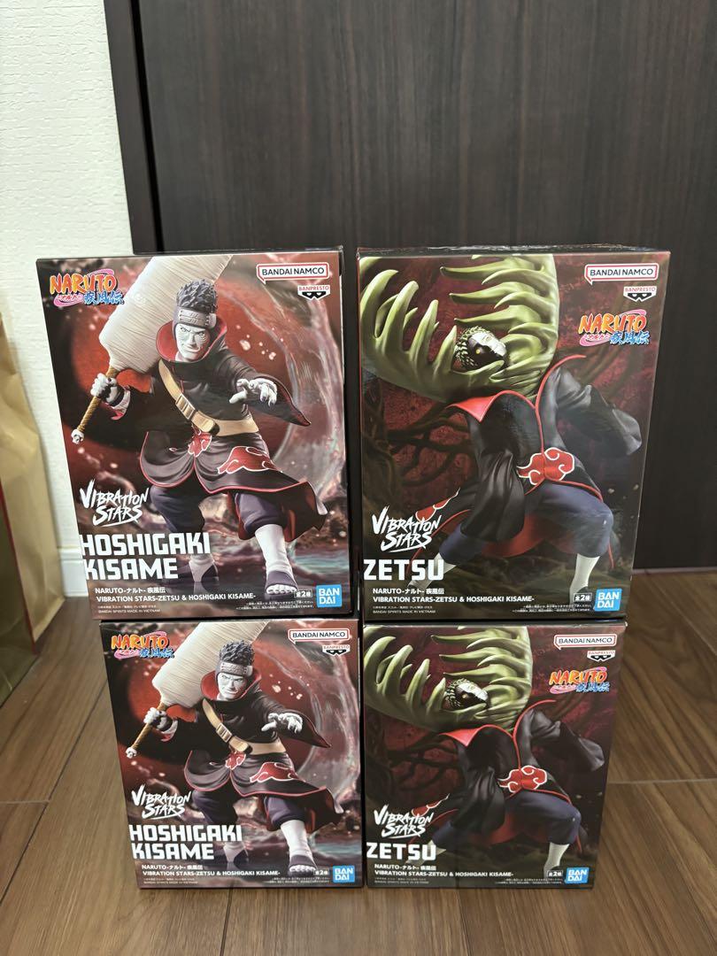 NARUTO　VIBRATION STARS　ゼツ　干柿鬼鮫　2種　4体まとめ