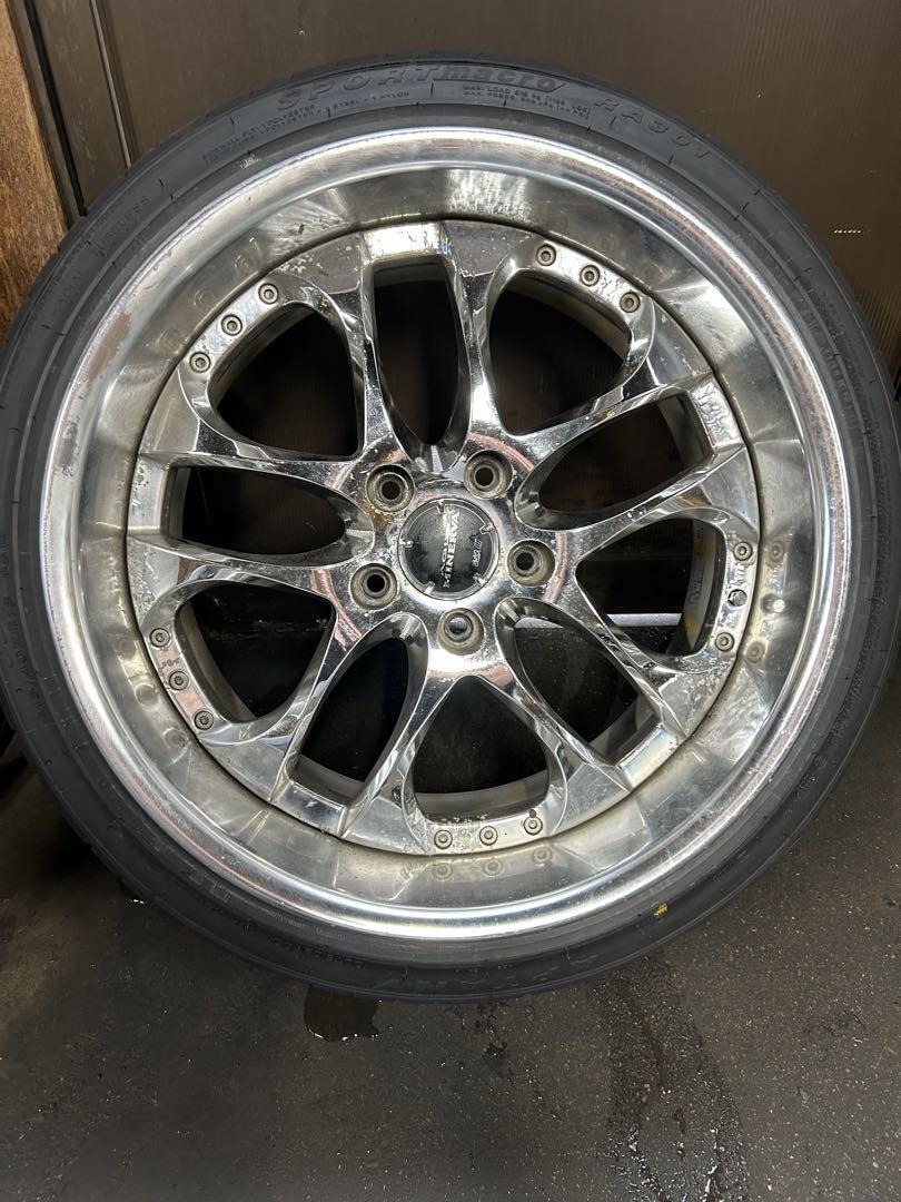 希少 当時物 SSR エイグル ミネルバ 18インチ タイヤ付き 2本セット
