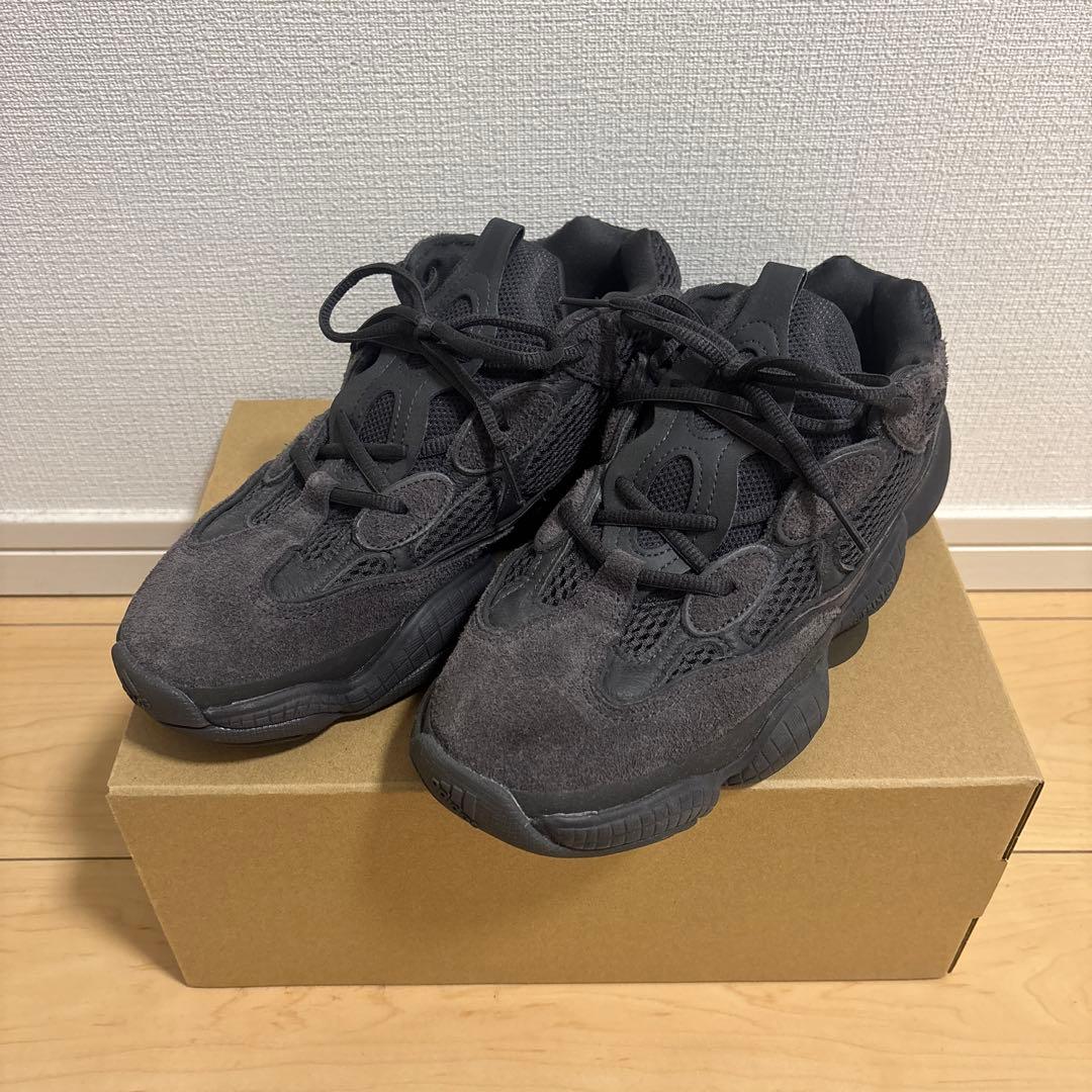 YEEZY 500 Utility Black 8靴