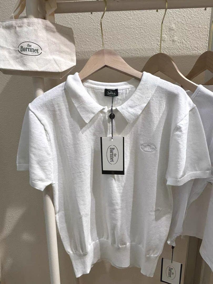 ★新品The Barnnetホワイトポロシャツthe barnnet