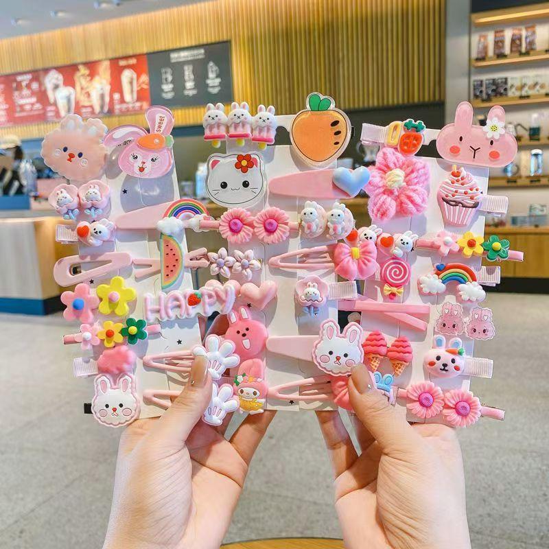カラフルキャラクター ヘアピン 15個セット