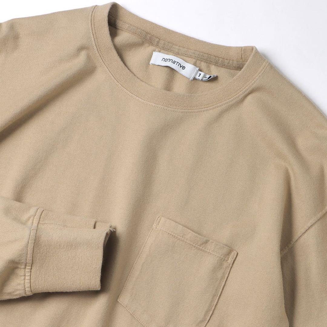 nonnative DWELLER L/S TEE COTTON 茶 23AW