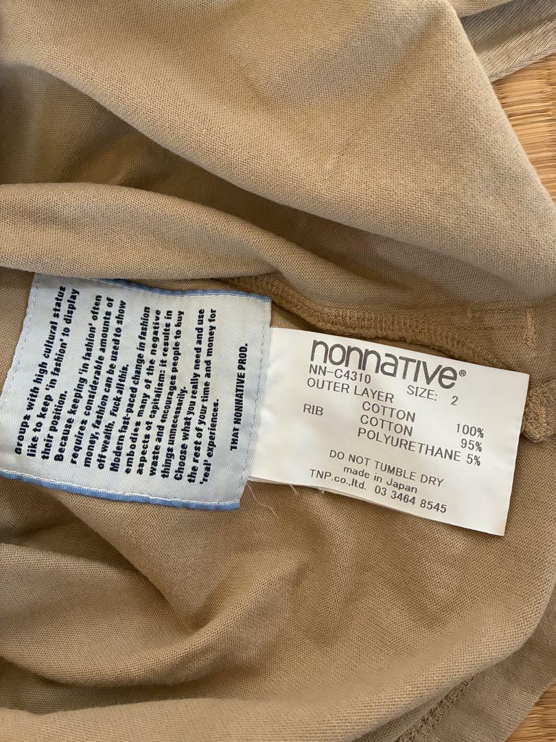 nonnative DWELLER L/S TEE COTTON 茶 23AW