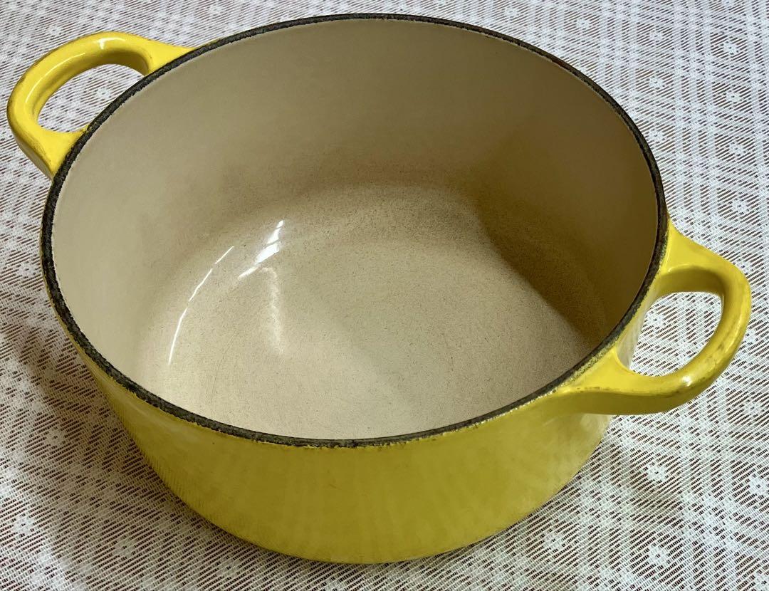 啓*ん様 両手鍋 ルクルーゼ/Le Creuset ココットロンド イエロー◆1