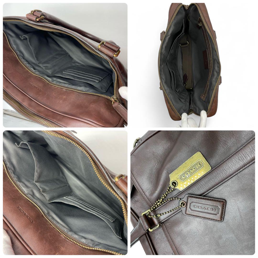COACH コーチ ゴッサム 2way ビジネスバッグ ブリーフケース レザー