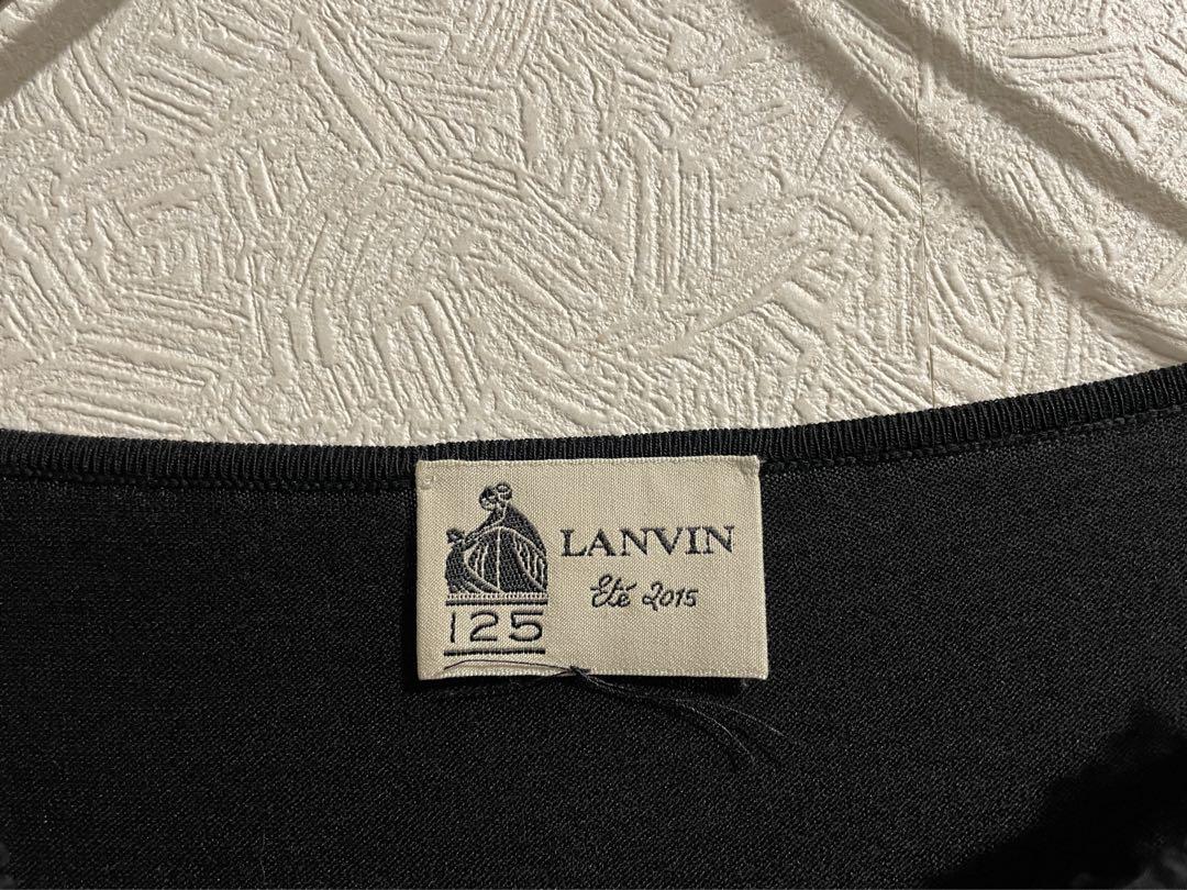 イタリア製 LANVIN ファーストライン フラワー レース カットソー