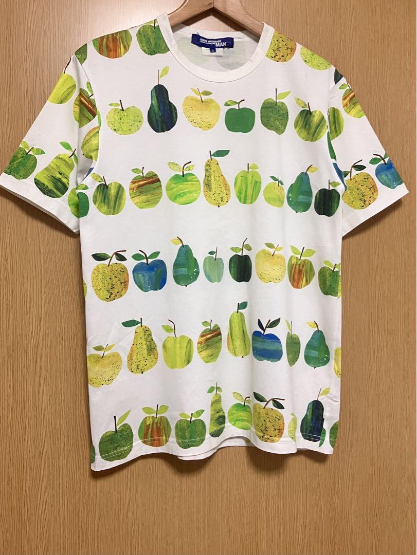 ジュンヤワタナベマン Tシャツ カットソー りんご 総柄 S - メルカリ
