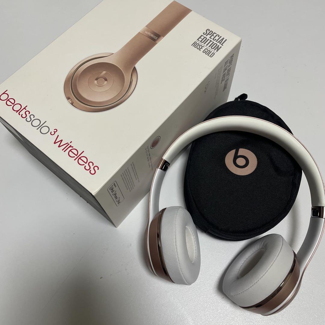 m beats ヘッドホンsolo3 wireless ROSE GOLD