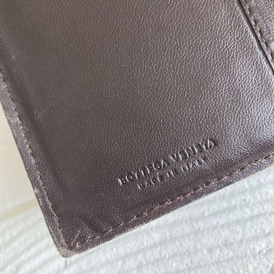 BOTTEGA VENETA ボッテガヴェネタ 長財布 ダークブラウン がま口 BOTTEGA VENETA ボッテガヴェネタ 長財布 ダークブラウン がま口