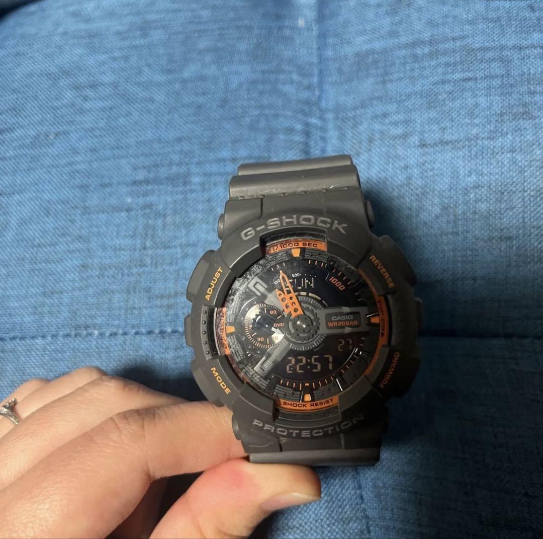 G-SHOCK DW-5600WS-4 デジタル メンズ 腕時計 オレンジ G