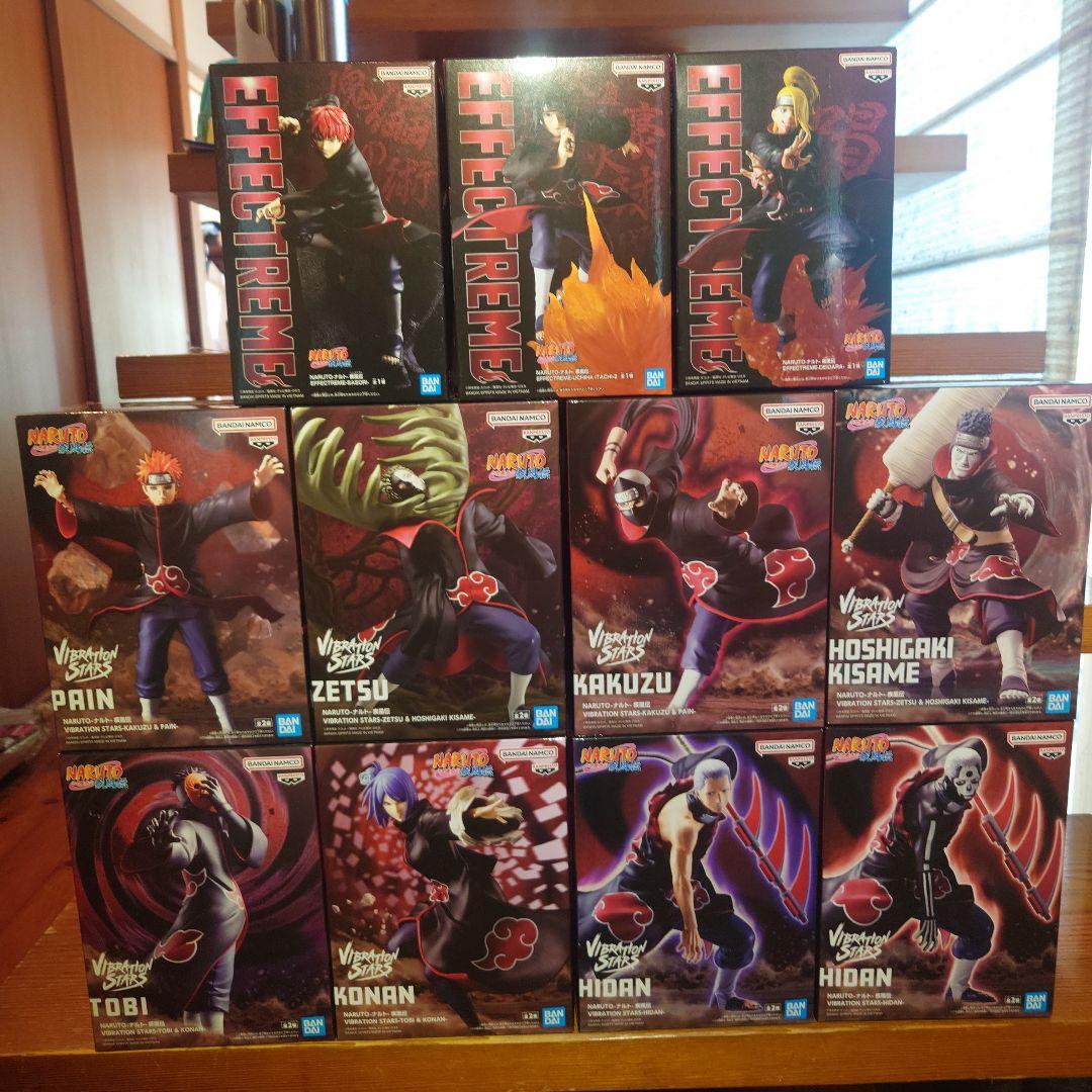 「新品未開封」NARUTO　暁シリーズ　フィギュア４体セット NARUTO 暁 フィギュア 4体セット 鬼鮫 イタチ 飛段 角都 海外