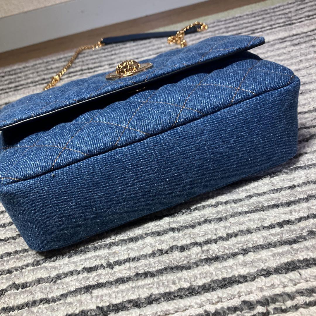 未使用品】ヴェルサーチ メデューサキルティングデニム