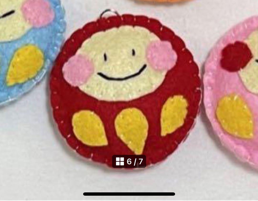 よっし〜57フェルトお守り　部活お守り　スポ少お守り　ハンドメイドお守り