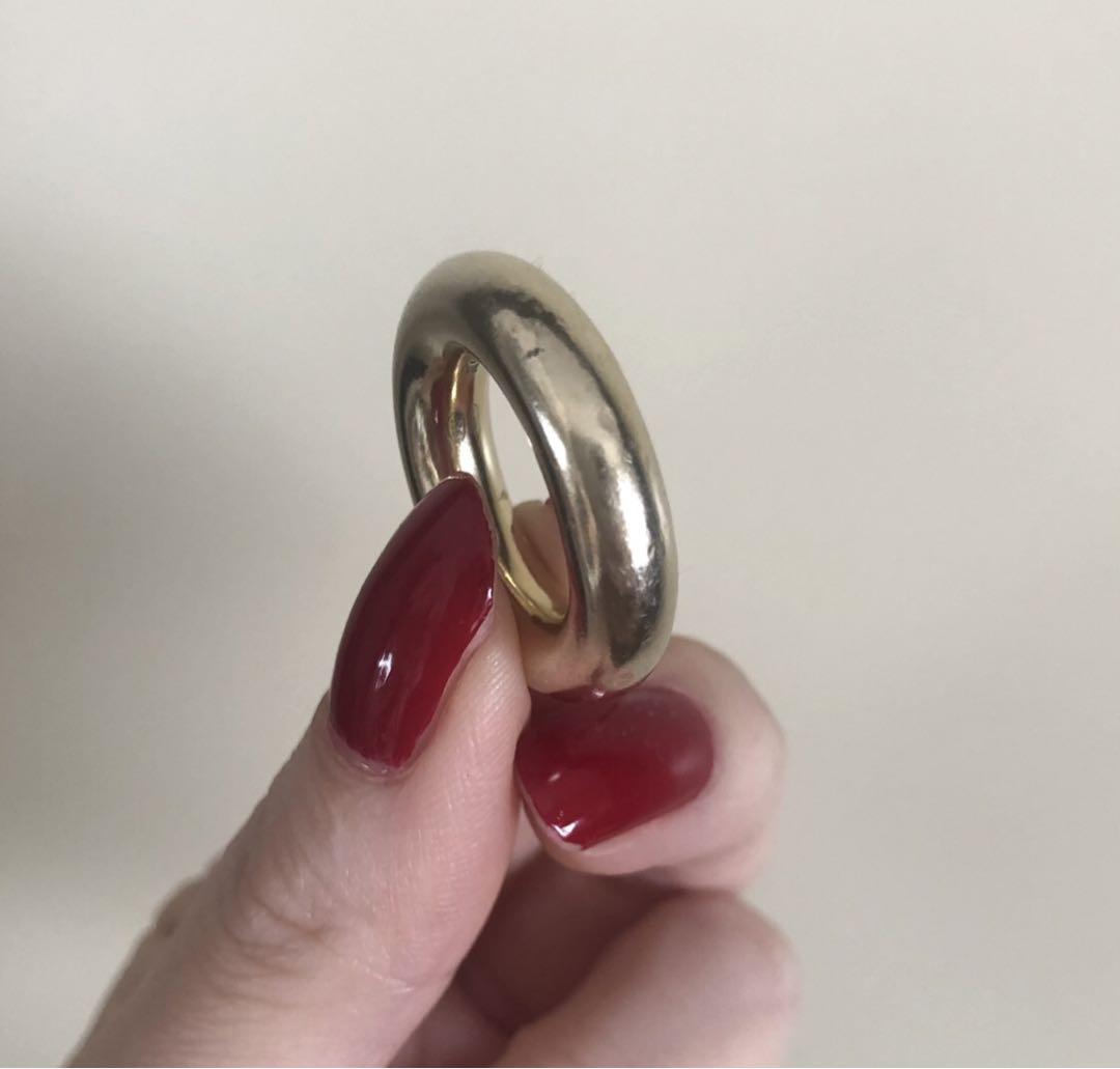 JIL SANDER ジルサンダー クラシックリング　ゴールド