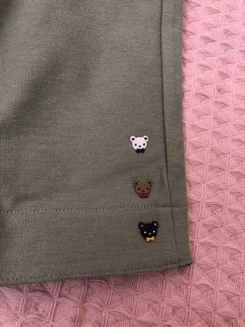 familiar オリーブグリーン パンツ