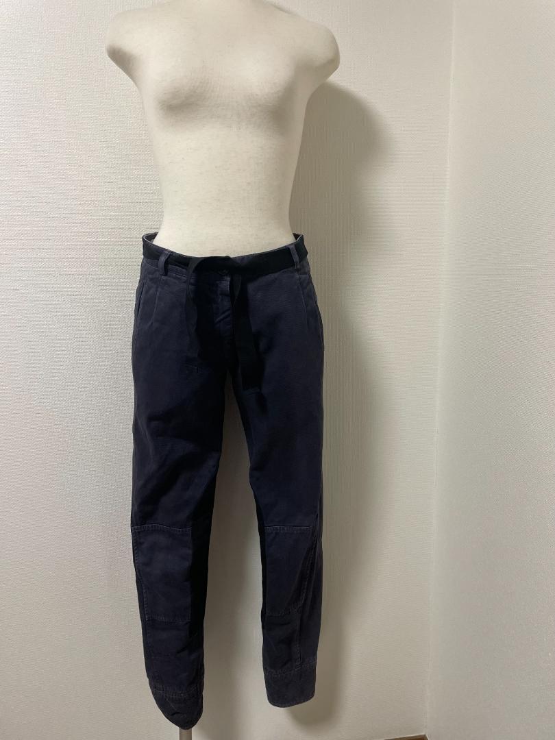 DRIES VAN NOTEN ドリスヴァンノッテン チャコール乗馬パンツ 34