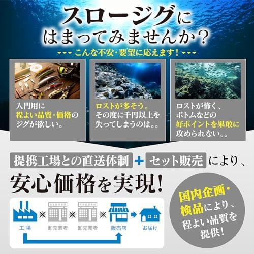 731 メタルジグ スロージグ セット オフショア 110g 150g