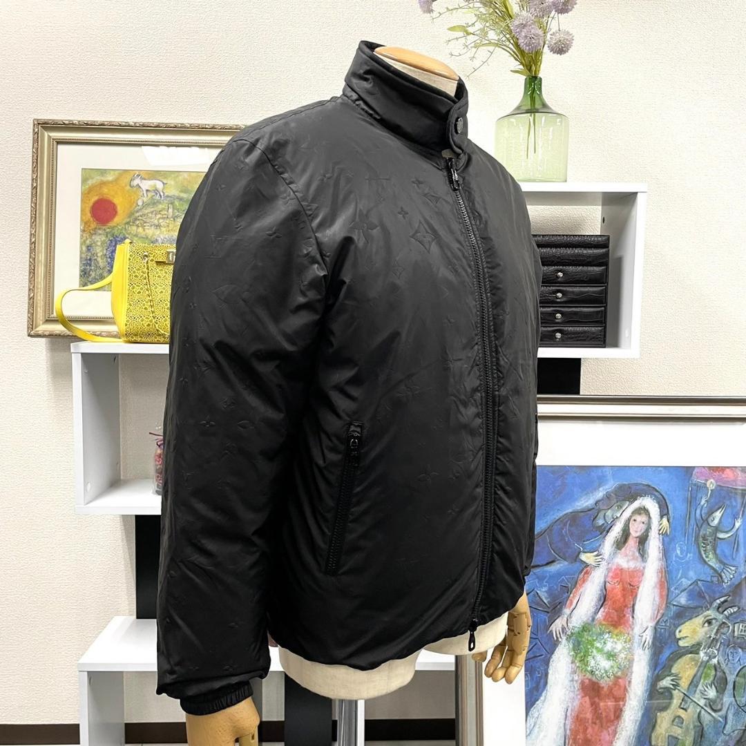 LOUIS VUITTON モノグラム ジャガード ダウンJKT リバーシブル