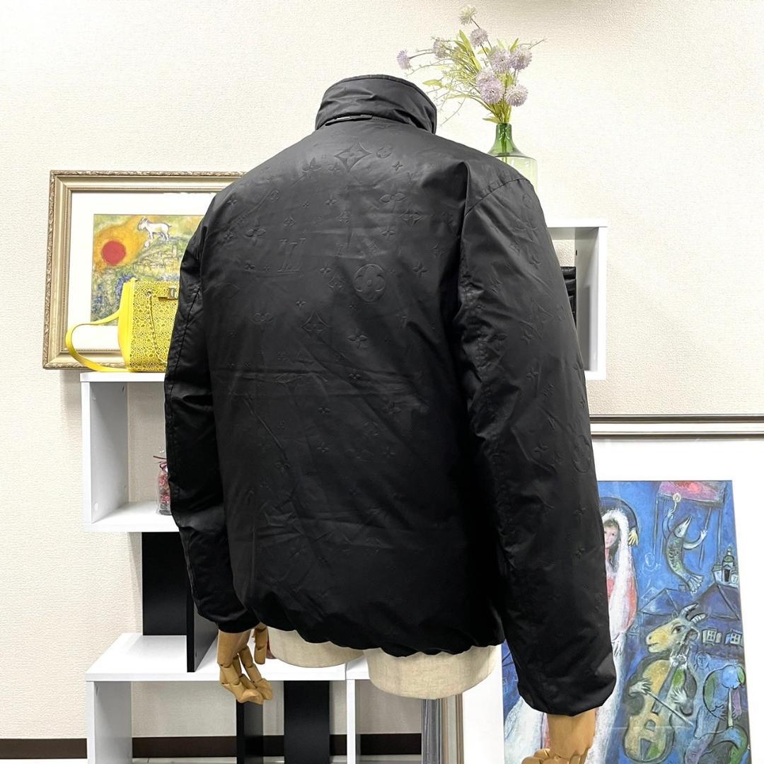 LOUIS VUITTON モノグラム ジャガード ダウンJKT リバーシブル