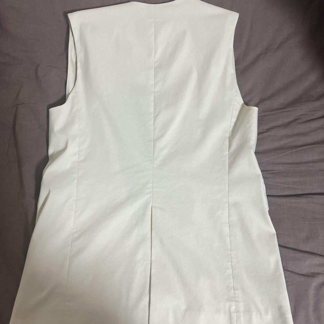 PLST プラステ ハイストレッチリネンミックスカラーレスジレ ナチュラル PLST プラステ ハイストレッチリネンミックスカラーレスジレ ナチュラル