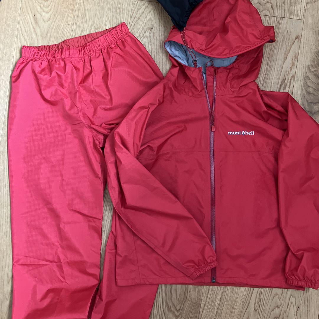 モンベル レイントレッカー キッズ mont-bell 150 montbell キッズ レイントレッカー150セット - メルカリ