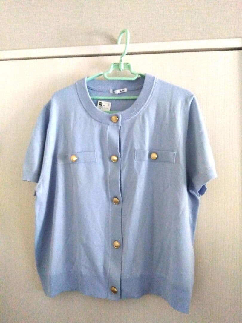 【タグ付き⭐Cen.】紺　カーディガン　サイズ38 GUCCI（グッチ）カーディガン 紺 サイズ:M メンズ/2200380242030