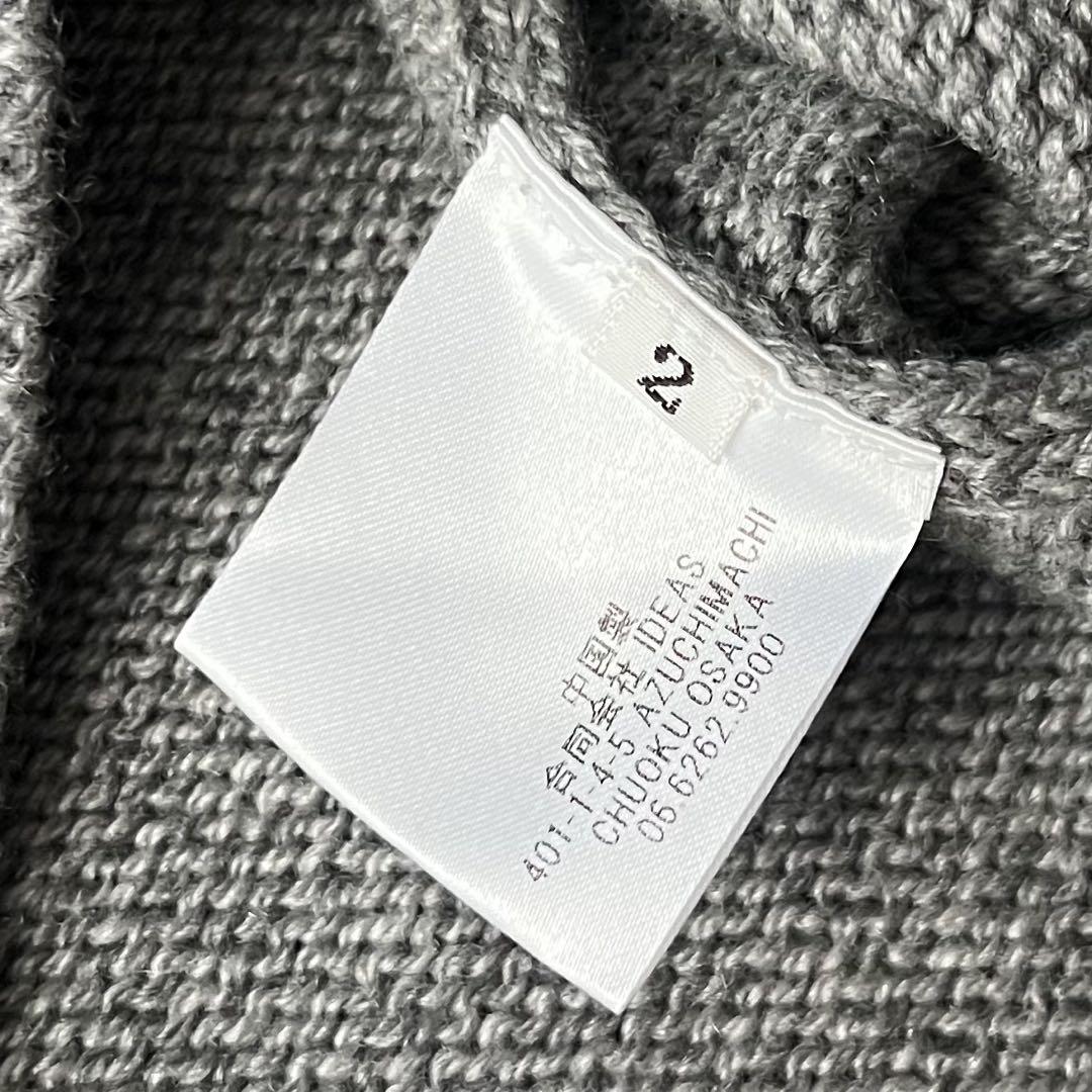HEUGN MARTIN TURTLE NECK ニット カシミヤ グレー M