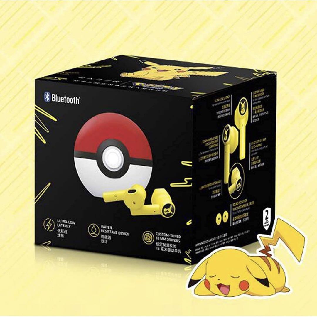 【新品未開封】ピカチュウ☆ポケモン　Bluetooth ワイヤレスイヤホン 新品未開封】ワイヤレス イヤホン ポケモン ピカチュウ 一点のみ
