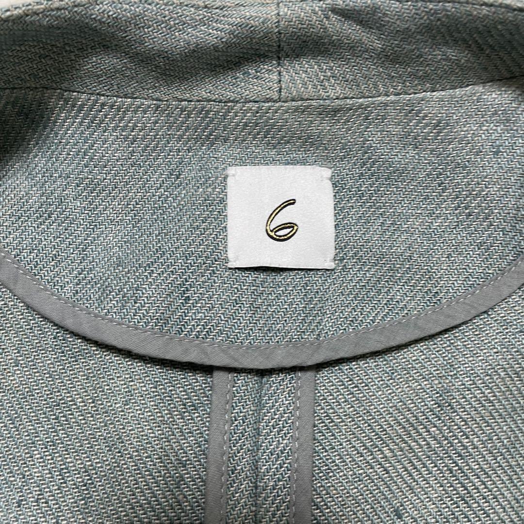 美品✨6 ユナイテッドアローズ HEAVY LINEN JACKET 麻100% 美品✨6 ユナイテッドアローズ HEAVY LINEN JACKET 麻100%