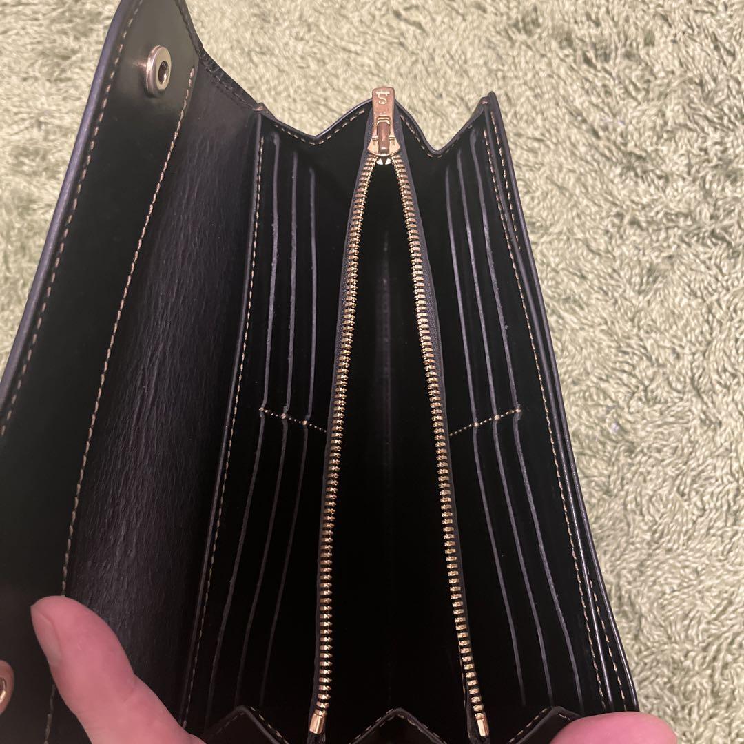 WILDSWANS ブラック レザー 長財布