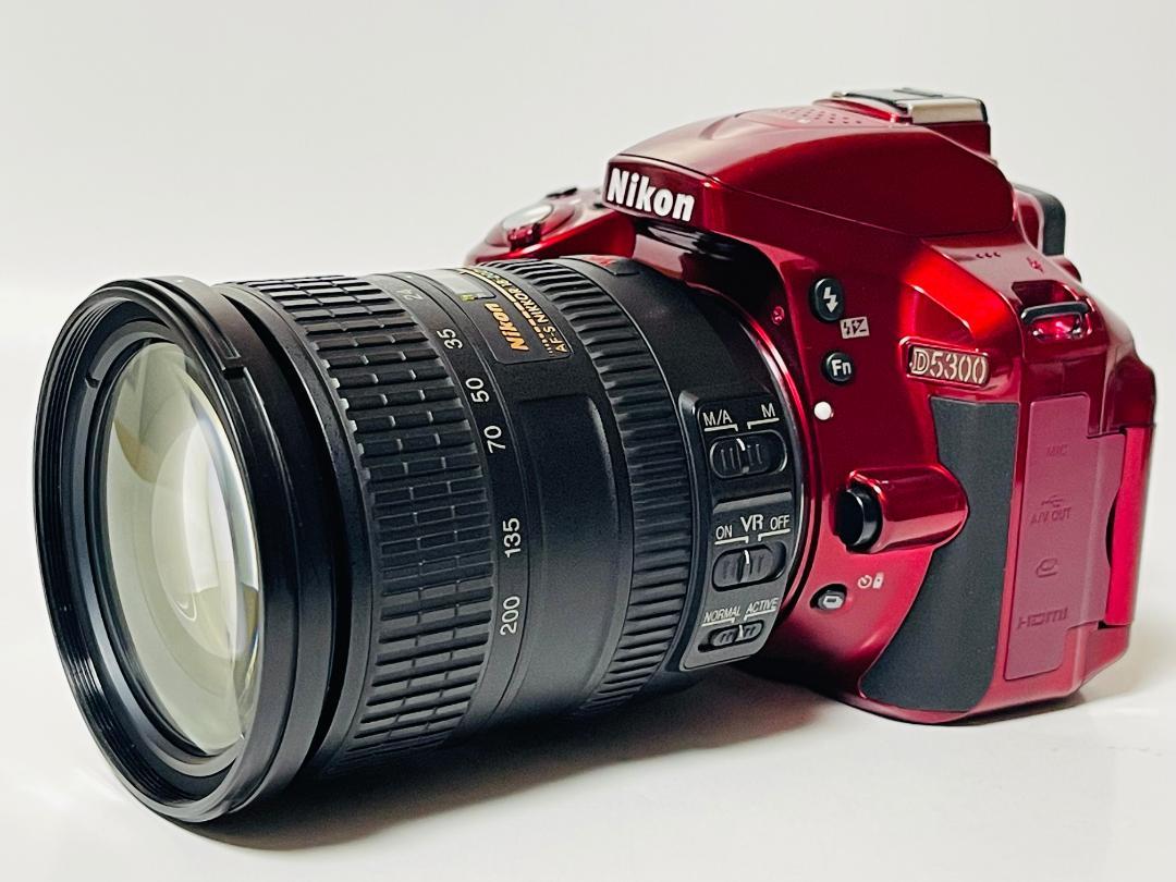 ☆極上美品★NIKON ニコン D5300 レンズキット ◇ショット数6457回
