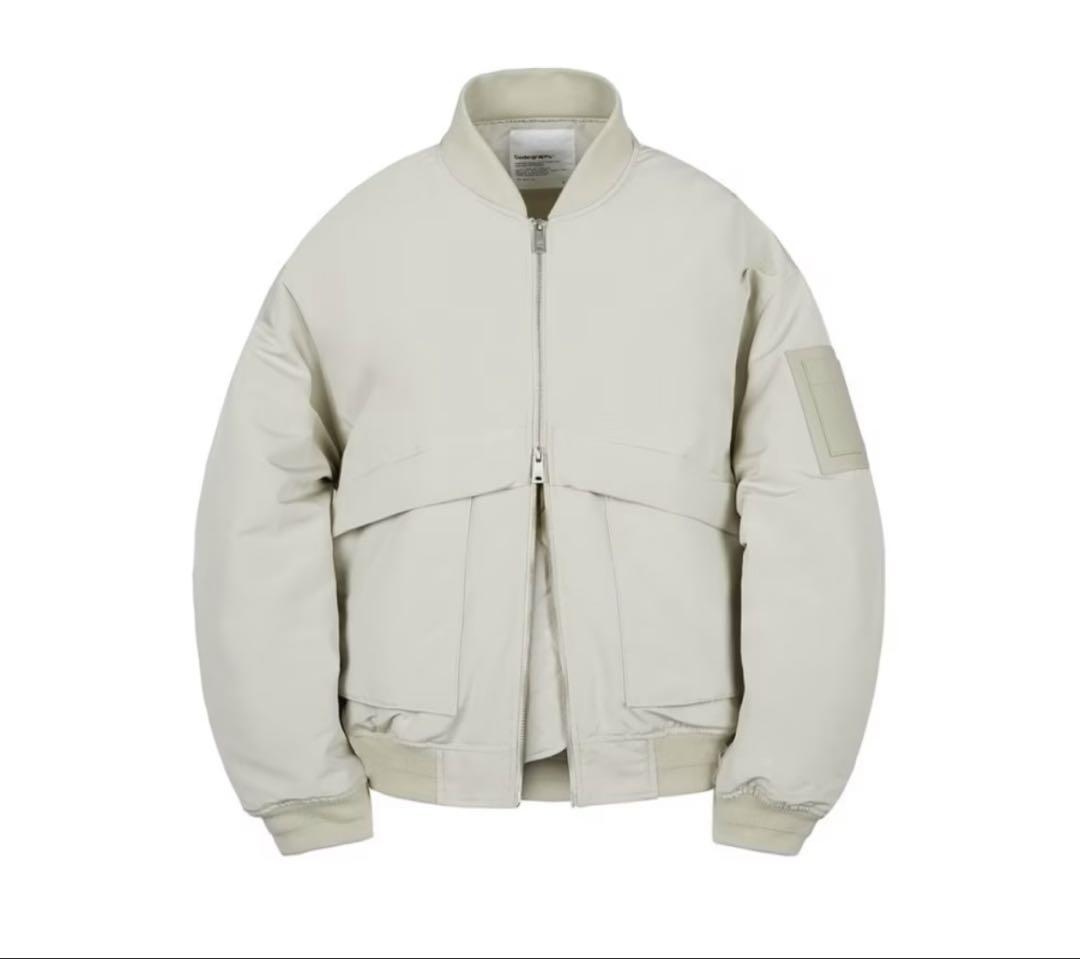 コート アウター ブルゾン ジャケット ホワイト S/XL CODEGRAPHY MA-1 Jacket アウター ブルゾン - ジャケット